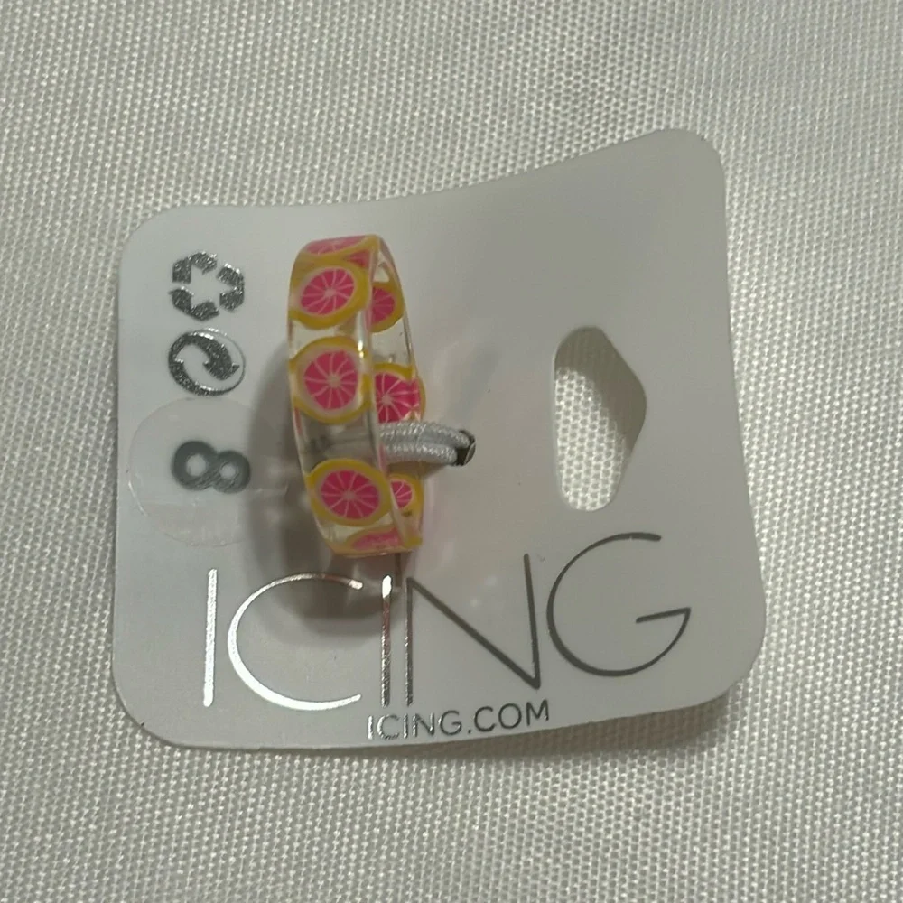 Icing Grapefruit Ring Size 8